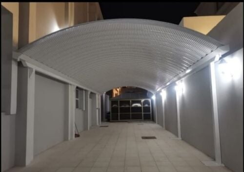 نقوم بجميع اعمال الحدادةتركيب مظل