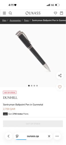 Dunhill Sentryman Ballpoint