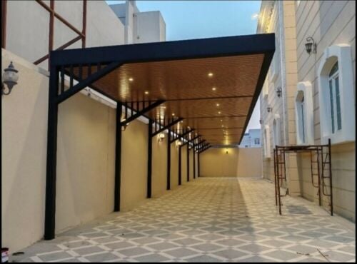 نقوم بجميع اعمال الحدادةتركيب مظل