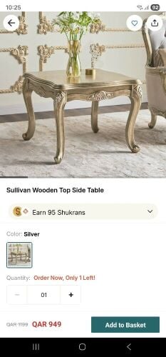 2 wooden side table high quality