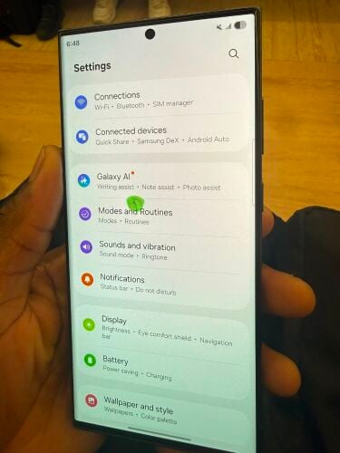 Samsung Galaxy S23 Ultra Dot
