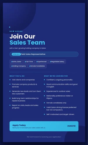 Outdoor Sales Representative 