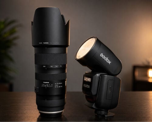 Tamron 70-200 f2.8 G2 & V1 flash