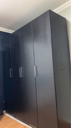 ikea wardrobe black