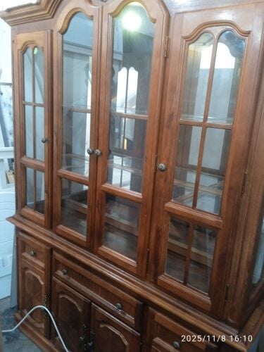 Dining room china cabinet.
