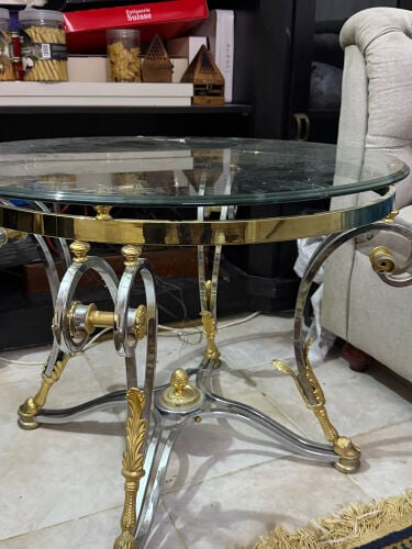 luxury glass table