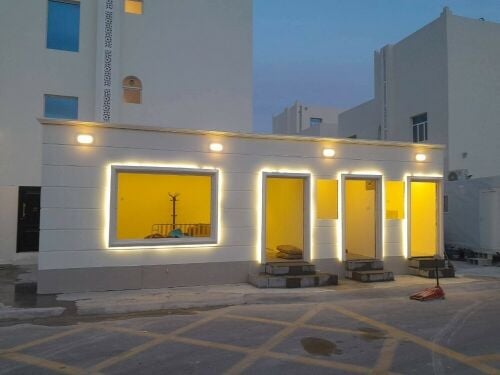 Modernly designed cabins