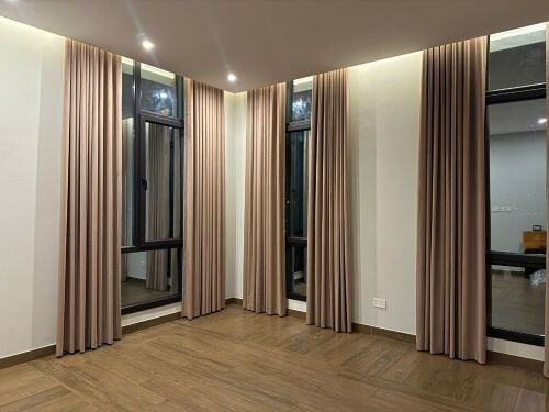 Waterproof parquet, TV decor, wave