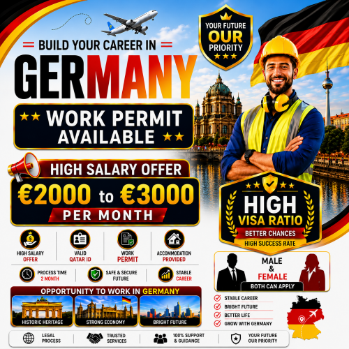Work permit for Germany Jobs
