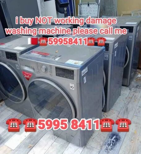 Not working washing machine buying
