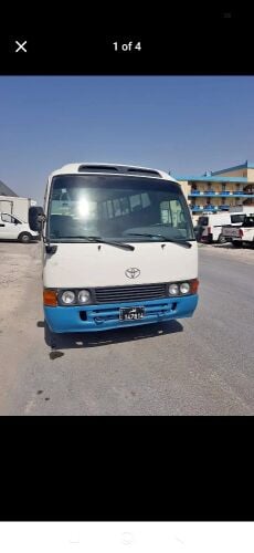 Toyota Coaster 2014 for rent.
