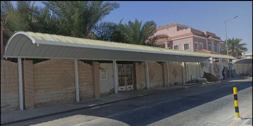 luxurious parking shade work