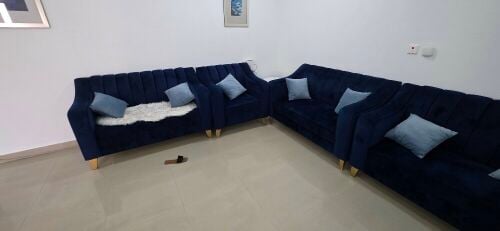 Sofa set with tables for sale foam