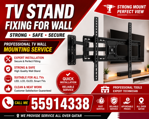 TV stand Fixing For wall