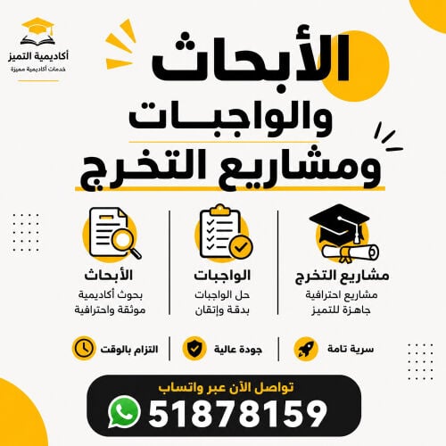 Research, Projects, and Assignments