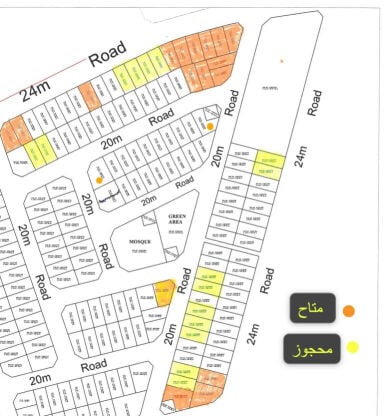 بلوك اراضى بالوكير مساحات مختلفه 
