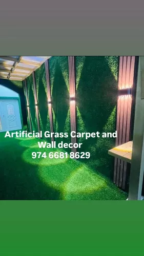 Artificial Grass Carpet decor work