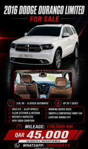 2016 Dodge Durango Limited