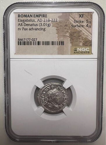 Ancient Roman Silver Denarius – Emp