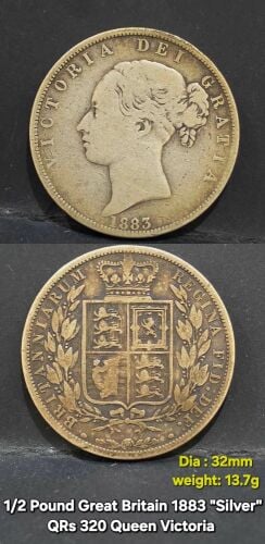 Great Britain Victoria Half Pounds