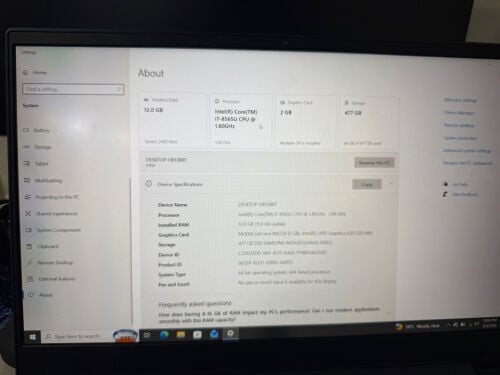 لابتوب لينوفو 