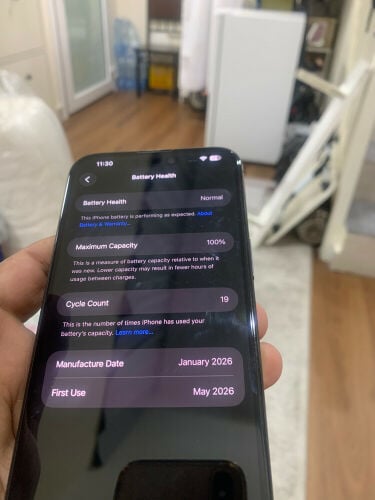 iPhone 15 pro max 256gb battery 100