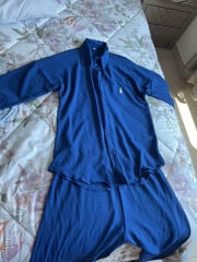 Blue Long Sleeve Set 