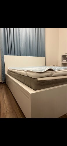 bed with drawers and mattress 