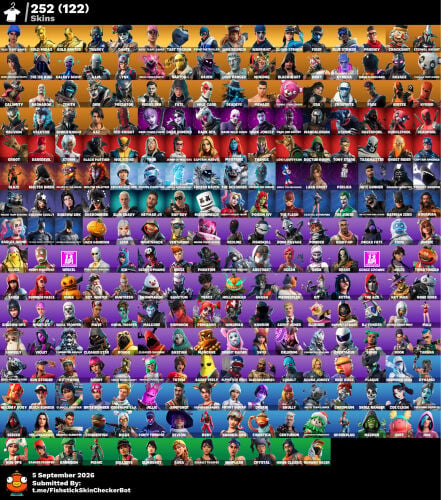 حساب فورت نايت رقصة فريش