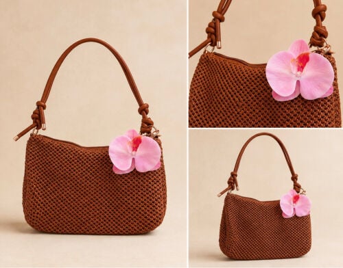     Tropical Bloom Woven Bag