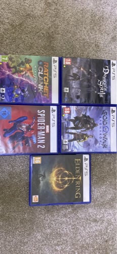 All PS5 games offered for sale toge