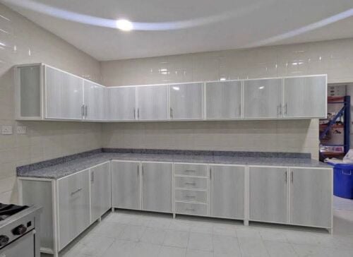 aluminium white colour Kitchen box