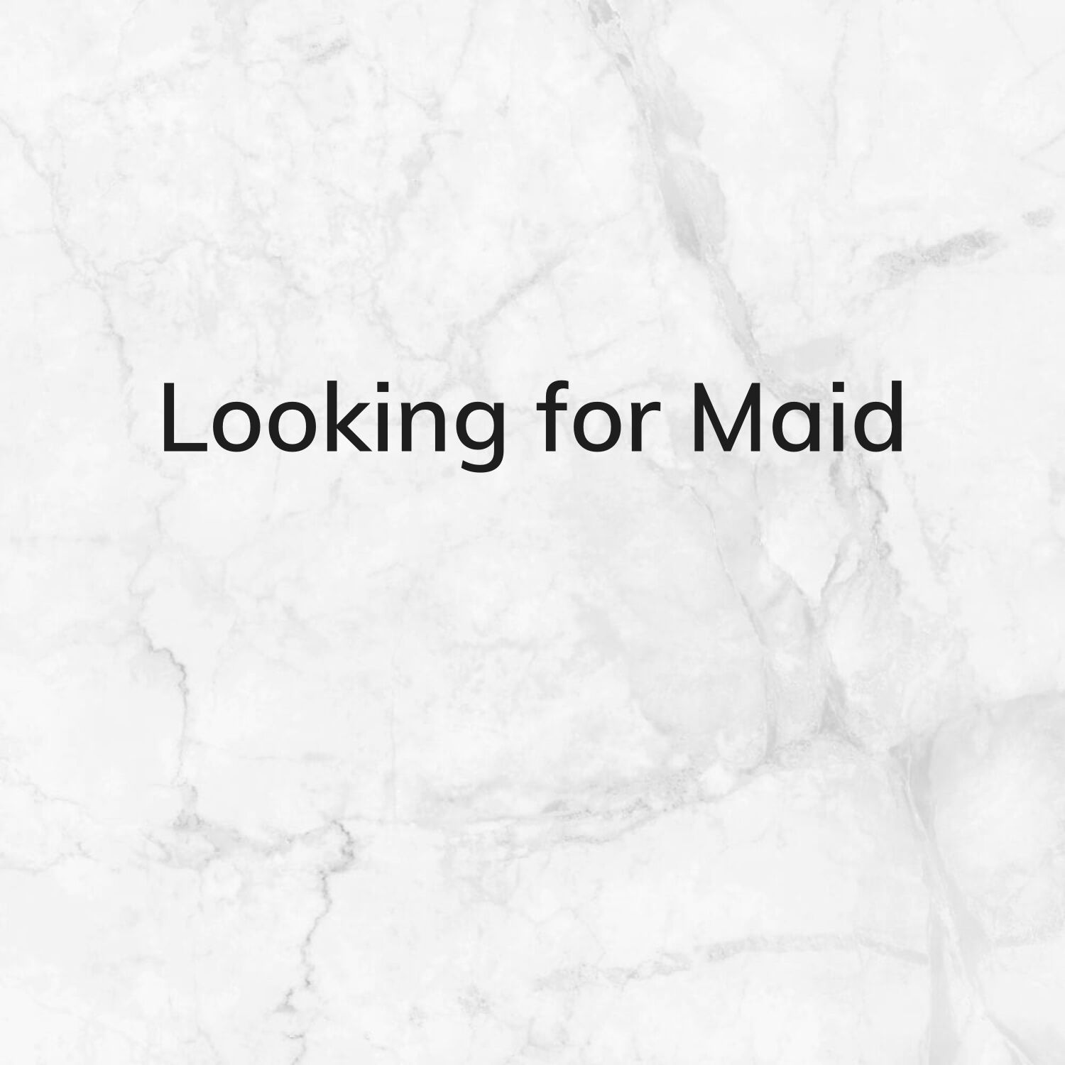 Looking for full timeNanny