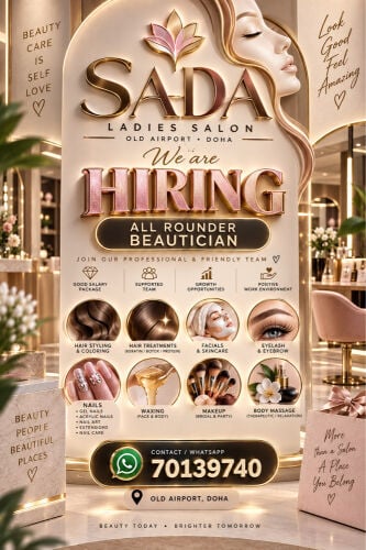 Ladies Salon Hiring 