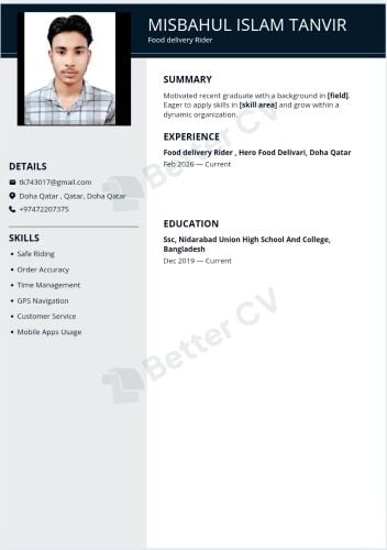 Food Delivery Rider