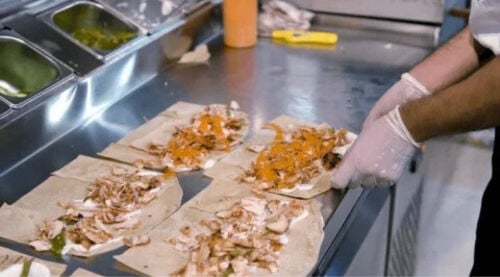 nepali shawarma worker and cashier 