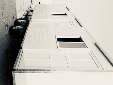 Cabin toilet kitchen