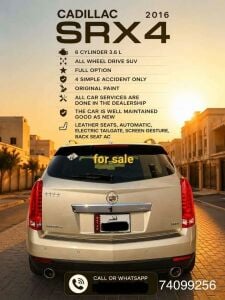 Cadillac SRX4 2016 Full Option