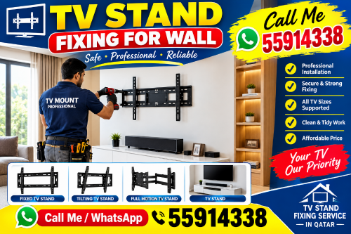 TV stand Fixing For wall
