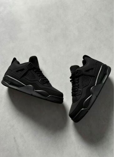 black cat Jordan 4s