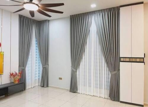 New model window curtains