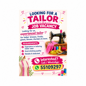 Tailor job