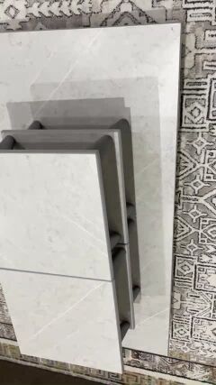 طاوله ارضيه رمادي فاتح 