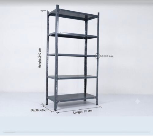 Slotted Angle Rack Grey Light duty