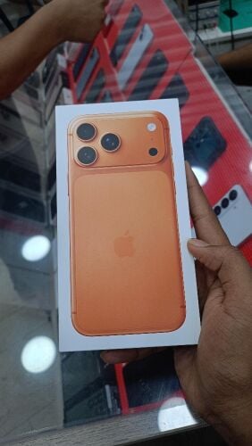 Iphone 17 promax,  Arabic orange
