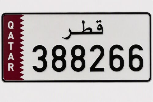 number plate 