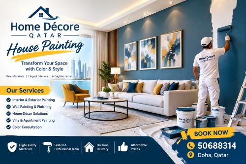 Home Decore Qatar House painting ma