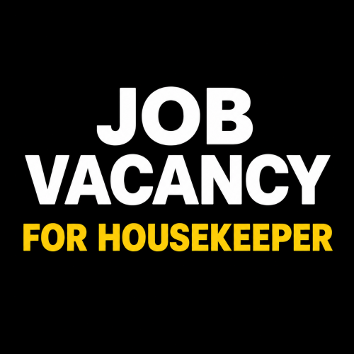 Job vacancy for Housekeeper
