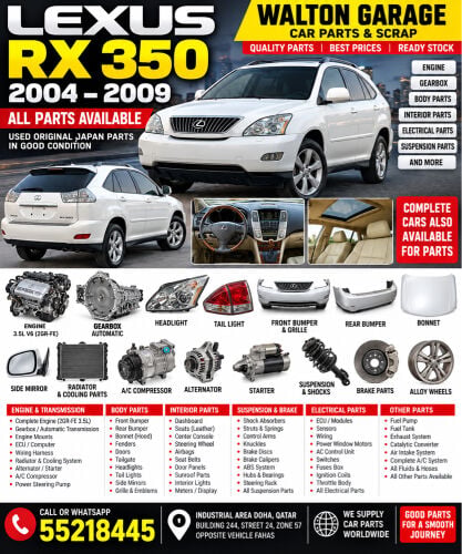 LEXUS RX350 2004–2009 ALL PARTS 