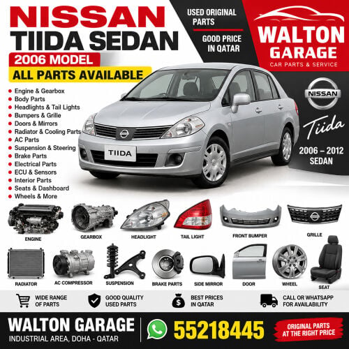 NISSAN TIIDA SEDAN 2006 TO 2012
